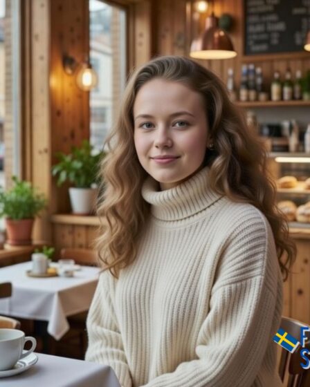 Visiting Stockholm cafe