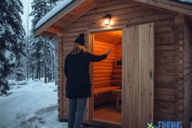 Sauna hut in Kukkolaforsen