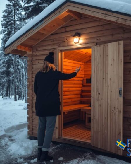 Sauna hut in Kukkolaforsen