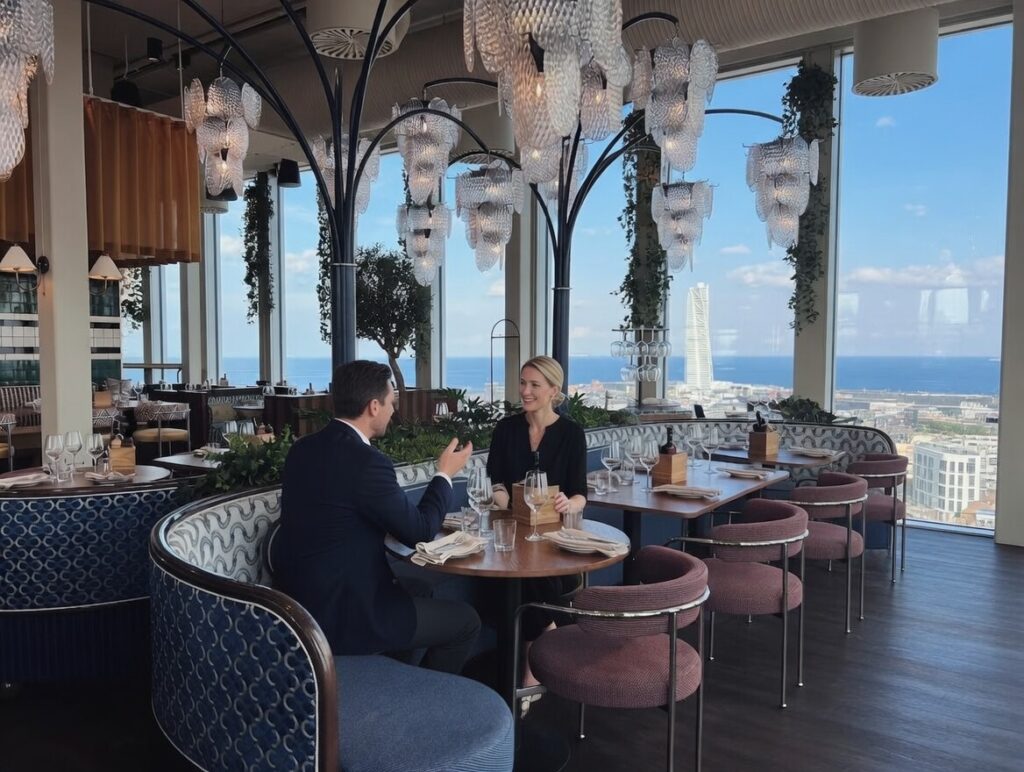 The restaurant at Clarion Hotel MAlmö Live