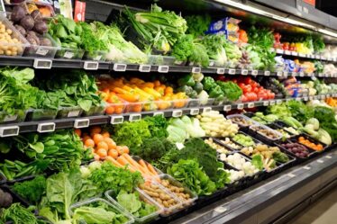 Vegetables at Swedish Supermarket ICA