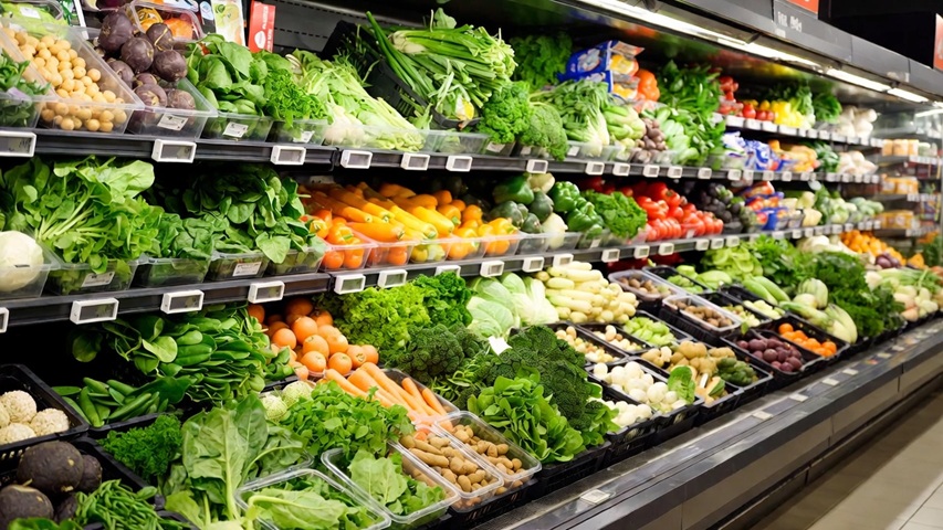 Vegetables at Swedish Supermarket ICA