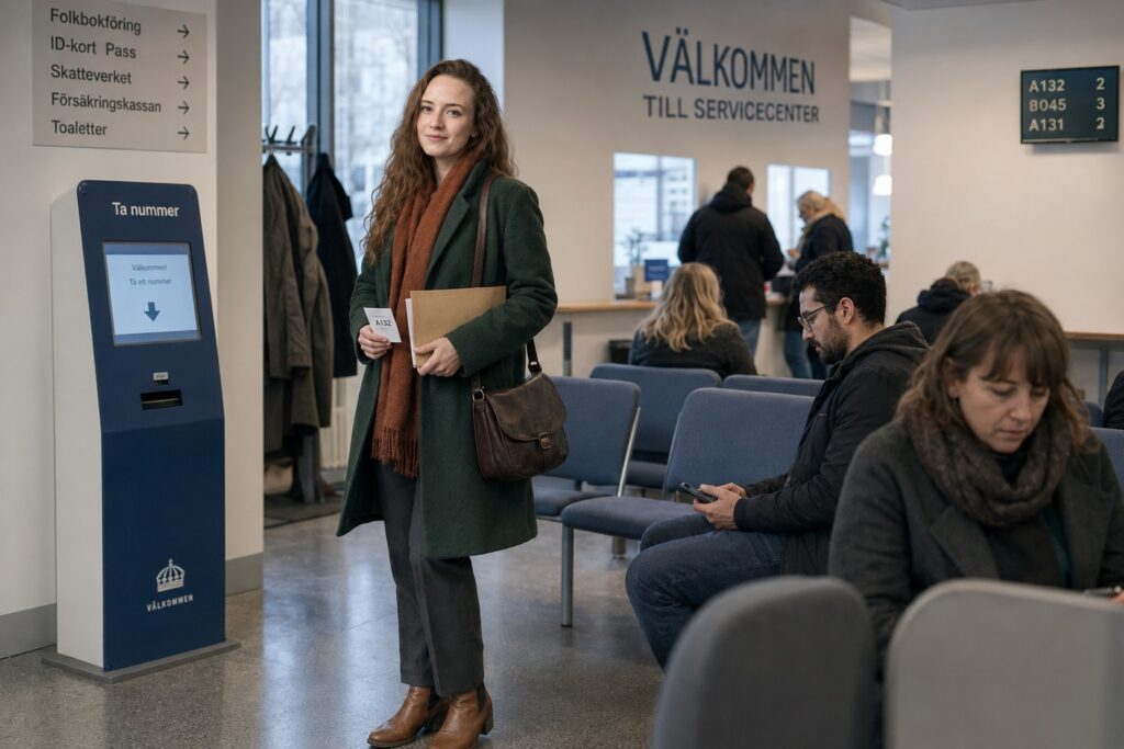 The Service center is the start of most journeys through the Swedish system