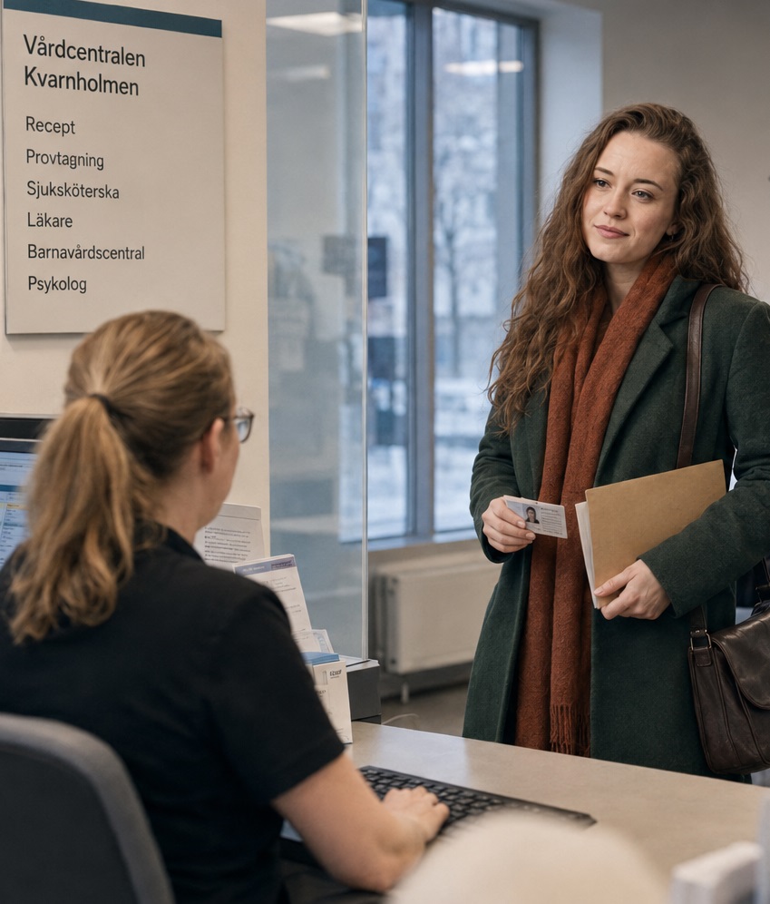 Visiting the Swedish medical services